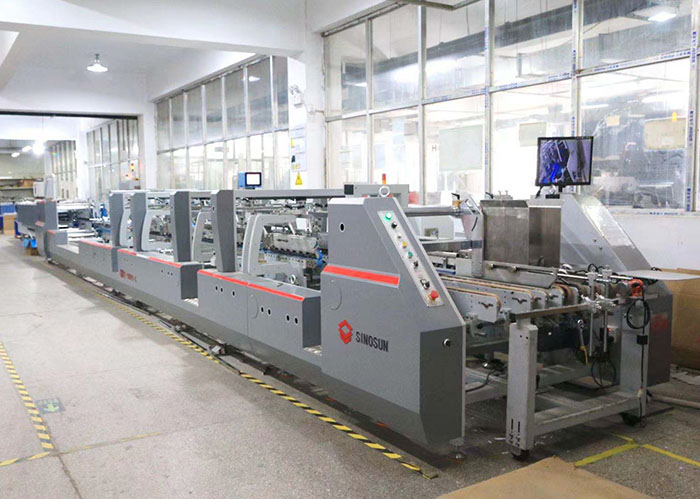 粵龍 YL-1100PC-B 高速自動(dòng)多功能爬坡糊盒機(jī)